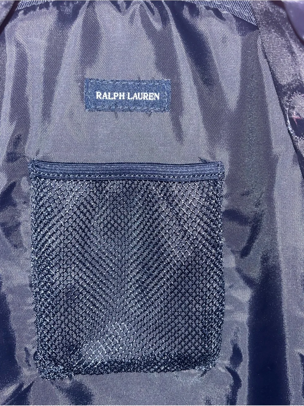 Ralph Lauren Pink Backpack with Orange Pony Embroidery
